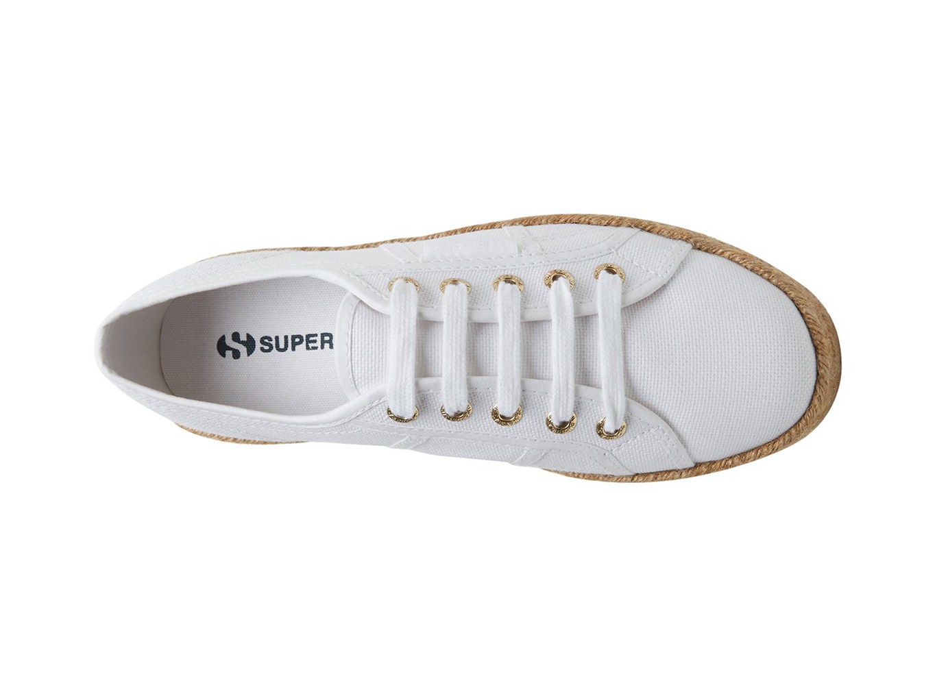 Superga Platform Womens - 2730 Cotropew - White - UPWQY6390